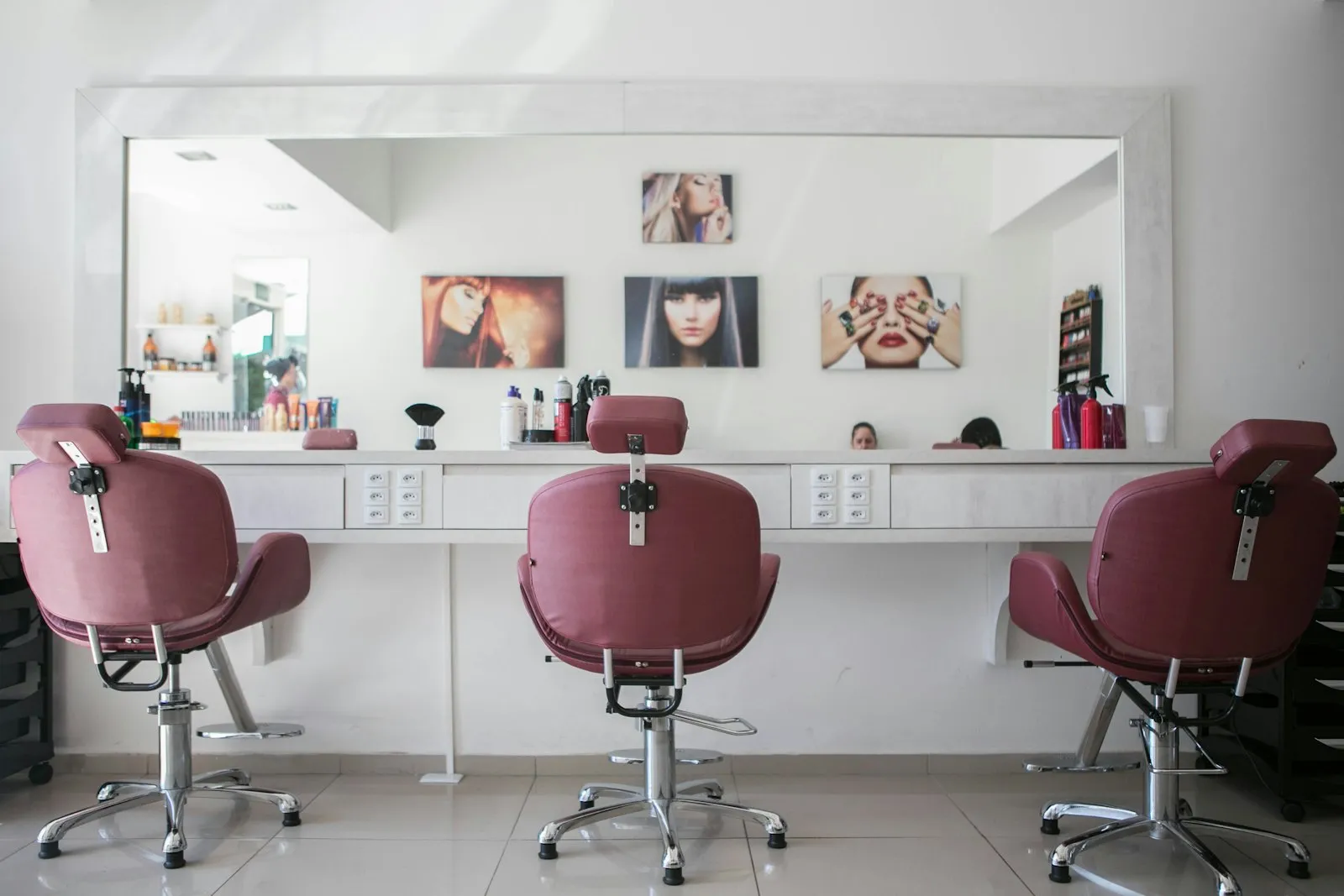 Intérieur du salon Artisan Coiffeur Benoît à Chêne-Bougeries